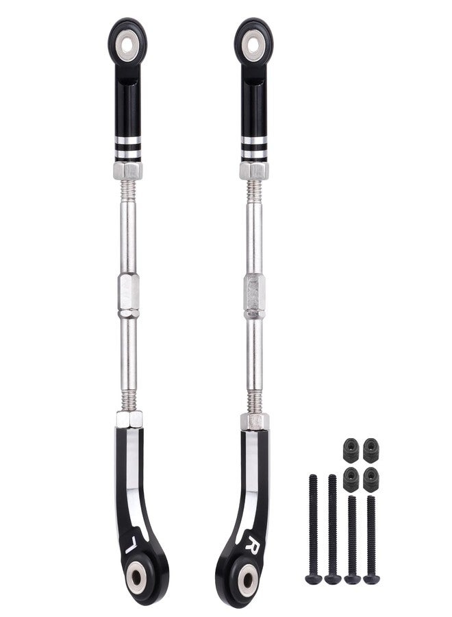 AllinRC Aluminum Steering Camber Link Set Toe Link Steering Linkage Turnbuckles and Camber Links for Arrma 1/8 Kraton/Notorious 6S BLX Upgrades Parts (Black) - Image 1